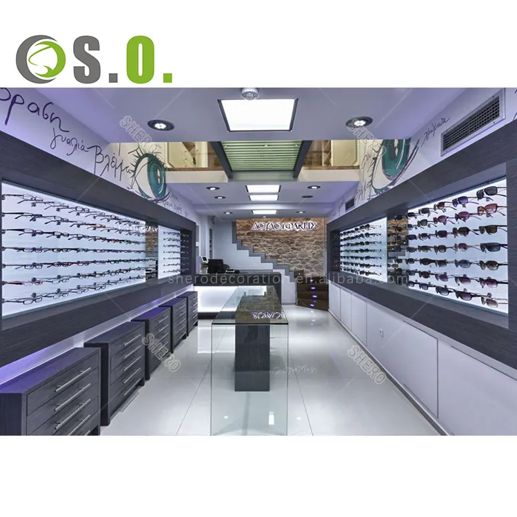 Eyewear Showcase Eyeglasses Display Ideas Optical Shop Furniture