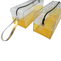 Sac de toilette transparent en PVC tendance