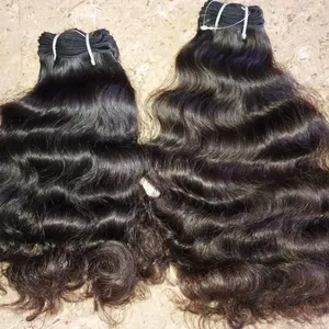 Cabello virgen indio sin procesar, vendedores de cabello remy virgen en la India, proveedores de cabello de confianza en madeja