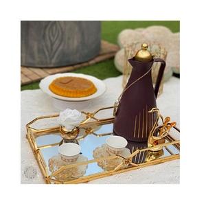 Round Shape Metal Dates Serving Tray Deluxe Quality Gold Color <b>Chocolate</b> Serving Tray At Affordable Price - Product Image 4