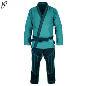 Conjunto de uniforme BJJ Gi blanco hecho a medida de alta calidad Traje de algodón de alta calidad para artes marciales para Taekwondo - Product Image 6