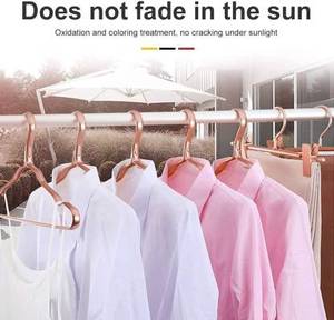 ที่มีคุณภาพที่ดีที่สุดหนักอลูมิเนียมไม้แขวนเสื้อในราคาขายส่ง - Product Image 4