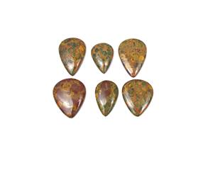 Customized Natural Gemstone Jewelry Findings / Pear Shape Cabochon Stone Available At Low Cost - Product Image 3