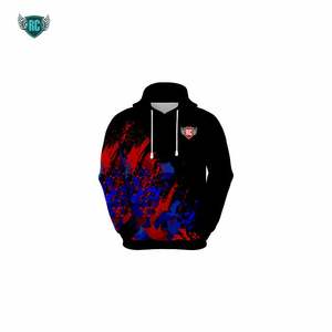 Gran oferta, sudaderas con capucha para hombre, logotipo personalizado estampado, nuevo diseño sublimado, cuello forrado de lana, superventas, Unisex, Invierno sólido - Product Image 2