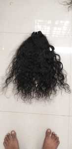 Mechones de pelo natural virgen, extensiones de cabello humano rizado indio sin procesar de la India, precio de fábrica - Product Image 4