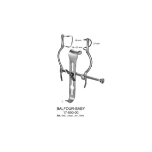 Rétracteurs abdominaux pour bébés Balfour, en acier inoxydable, manuels, de haute qualité, réutilisables, sans rouille - Product Image 6