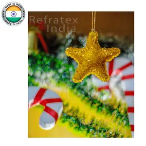 Enfeites decorativos de natal para venda a granel fornecedor e fabricação por refratex índia feitos na índia para a melhor qualidade e baixo p
