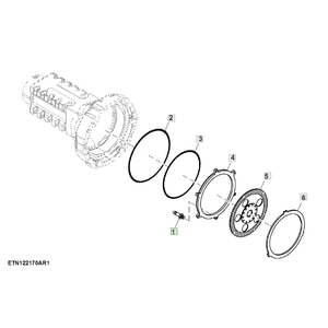 Pieza para Tractor JD John Deere, Conjunto de Resorte, Retractor de Freno, Número de Pieza 0 SJ27904 - Product Image 1