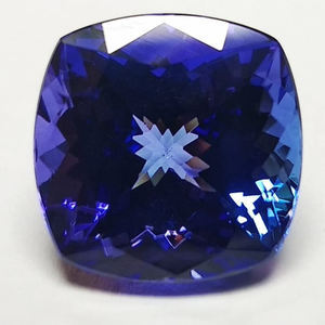 Tanzanite หิน10X10mm แฟเซ็ทสีฟ้าหินแทนซาไนต์ทรงหลวมปรับเทียบขนาดได้ตามต้องการ - Product Image 4
