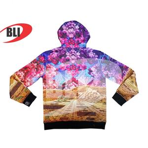 Vente en gros de sweats à capuche imprimés avant et arrière avec sublimation du logo de votre propre marque sweats à capuche zippés personnalisés pour hommes et femmes - Product Image 4