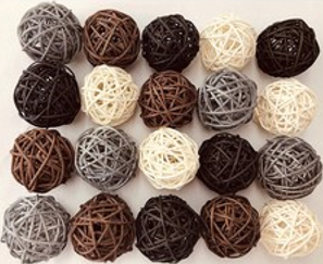 ขาว, ดำ, เทา, น้ำตาล