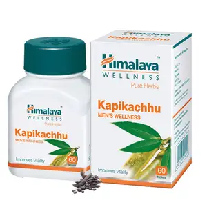 Himalaya Kapikachhu Tablets Pure Herb that Helps Improve Sperm Count In A Men Herbal Tablets From India