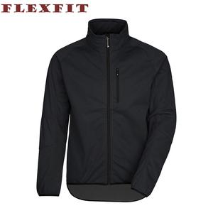 Blouson bomber en toile coupe-vent vert olive pour homme, manches évasées, fermeture boutonnée, col montant, décontracté, épais, pour l'extérieur - Product Image 2