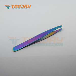 แหนบถอนขนตา,อุปกรณ์ถอนขนตาไทเทเนียมสีรุ้งขนาด9.5ซม. - Product Image 6