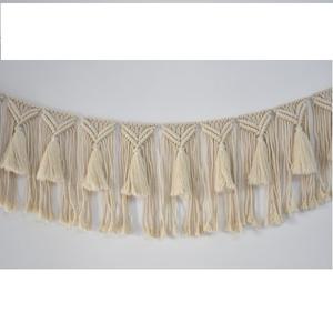 Nueva guirnalda colorida de macramé tejida a mano de moda al por mayor para la decoración de Navidad DE LA India - Product Image 6