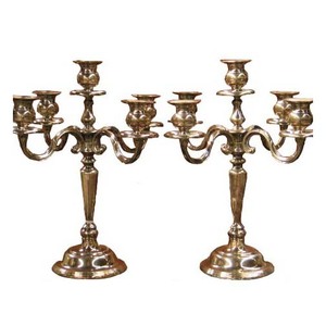 Metal <b>Candle</b> <b>Holder</b> For Home Garden Decorative <b>Candle</b> Pillar <b>Gold</b> Plated Finishing Candelabra Antique Finishing <b>Candle</b> Set - Product Image 1
