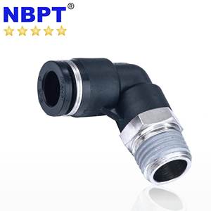 <span class=keywords><strong>PL</strong></span> pnömatik dirsek itme-in bağlantı tüp montaj ile BSPT/BSPP/NPT konuları PBT & pirinç malzeme tek dokunuşla bağlantı - Product Image 2