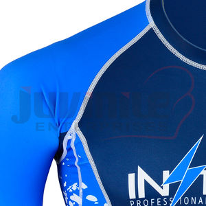 Premium poliéster Spandex manga larga personalizado transpirable MMA Rash Guard sublimación impresa Fitness MMA Rash Guards para hombres - Product Image 3