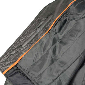 Veste d'hiver en cuir pour moto, imperméable, ignifuge, coupe-vent rétro, sport, mode, grande taille pour homme - Product Image 4