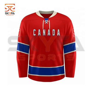 Uniforme de hockey sur glace personnalisé, maillot de hockey en Polyester à bas prix - Product Image 1