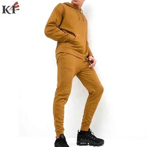 Pakistan Manufacturer Private Label Winter Hooded Casual Solid Men <b>Tracksuits</b> 100% Cotton Customized Your Own Design - Product Image 2