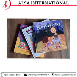 Services d'impression de livres en carton rigide à motif personnalisé en gros pour enfants à prix bon marché avec papier d'art à couverture rigide - Product Image 2