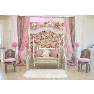 Columpio de diseño moderno/Jhula Set para bodas musulmanas Elegante juego de columpio Sankheda Portátil Royal Mehndi Stage Swing Set Australia - Product Image 1