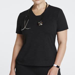 Conjuntos de Uniformes Médicos Tejidos Hechos en Fábrica Directa, Elásticos, Reutilizables, Transpirables, con Color y Logotipo Personalizados, Uniformes de Enfermería de Pakistán - Product Image 6