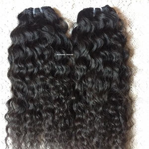 Prix de gros cheveux humains indiens cheveux bruts humains naturels cuticule intacte alignée style de cheveux humains brésiliens indiens bouclés - Product Image 4