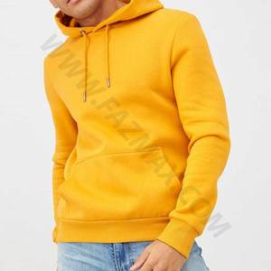 Sweat à capuche surdimensionné jaune pour hommes de haute qualité Logo imprimé personnalisé Plusieurs couleurs disponibles Polyester Jersey brodé Technics OEM - Product Image 3