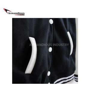 OEM personnalisé hommes Vintage Letterman Varsity Jacket hiver équipe de baseball collège Bomber Flight Jacket produit de Offre Spéciale personnalisé - Product Image 5