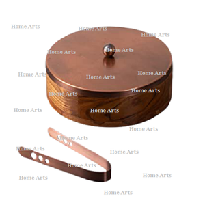 Boîte de chapati en bois de qualité de luxe Boîte de chapati de forme ronde au design admirable pour la maison, l'hôtel et le restaurant - Product Image 2