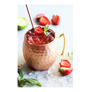 Produit le plus vendu Tasse en cuivre pur Moscow Mule Prix bon marché Tasses en acier inoxydable pour bière plaquée cuivre de l'exportateur indien - Product Image 3