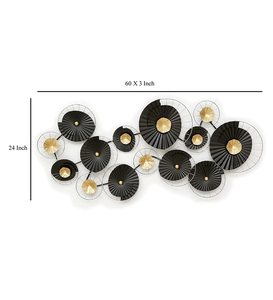 Elegant Luxury <b>Decor</b> Display Lobby Black Wrought Iron Interior Living Room Frame Art <b>Hanging</b> Flower Metal Home <b>Wall</b> <b>Decor</b> - Product Image 1