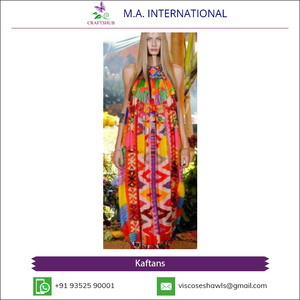 Professional Bulk Supplier Selling Finest Quality Chiffon Made Kaftans Beachwear Tops/<b>Sarongs</b> - Product Image 4