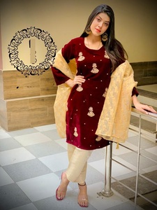 2021-2022 de buena calidad de diseño étnico paquistaní mujeres trajes por AJM comercio casa - Product Image 2