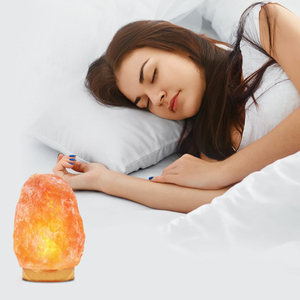 Lampe en sel de l'Himalaya biologique, écologique, faite à la main, forme naturelle, 2 kg, pour la décoration de la maison, par Impex Pakistan - Product Image 3
