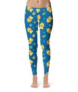 Leggings personalizados inspirados en Orange Bird Parks, en estilo capri o de longitud completa - Product Image 1