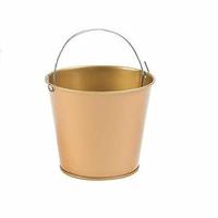 DESAIN KLASIK EMAS POT BUNGA DENGAN PEGANGAN, POT BESI BERLAPIS BUBUK UNTUK DEKORASI RUMAH & TAMAN, RINGAN & TAHAN LAMA