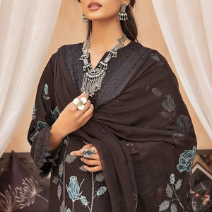 Robe de pelouse kpop pour femmes, vêtement brodé en coton, alwar, Kameez, suisse, tenue de luxe, costume d'été pour dames - Product Image 6