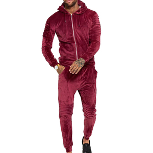 Logo personnalisé, rayures sublimées, Slim Fit, survêtement d'hiver pour homme, confortable, lourd, doux, en molleton de coton, doux au toucher pour le football - Product Image 5