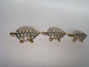 Caja de tortuga de latón - Product Image 3