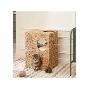 Giacinto d'acqua vimini cane animali domestici letti e case da King Craft Viet fornitore artigianato vietnamita