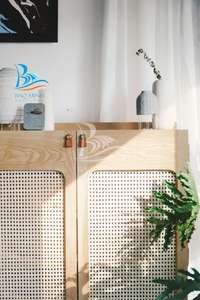 Meuble de rangement en rotin et cannage pour salon, en provenance du Vietnam - Product Image 5