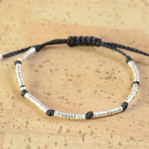สร้อยข้อมือเงินสเตอร์ลิงถักทอ คอลเลกชันงานแฮนด์เมดสุดพิเศษ - Product Image 1