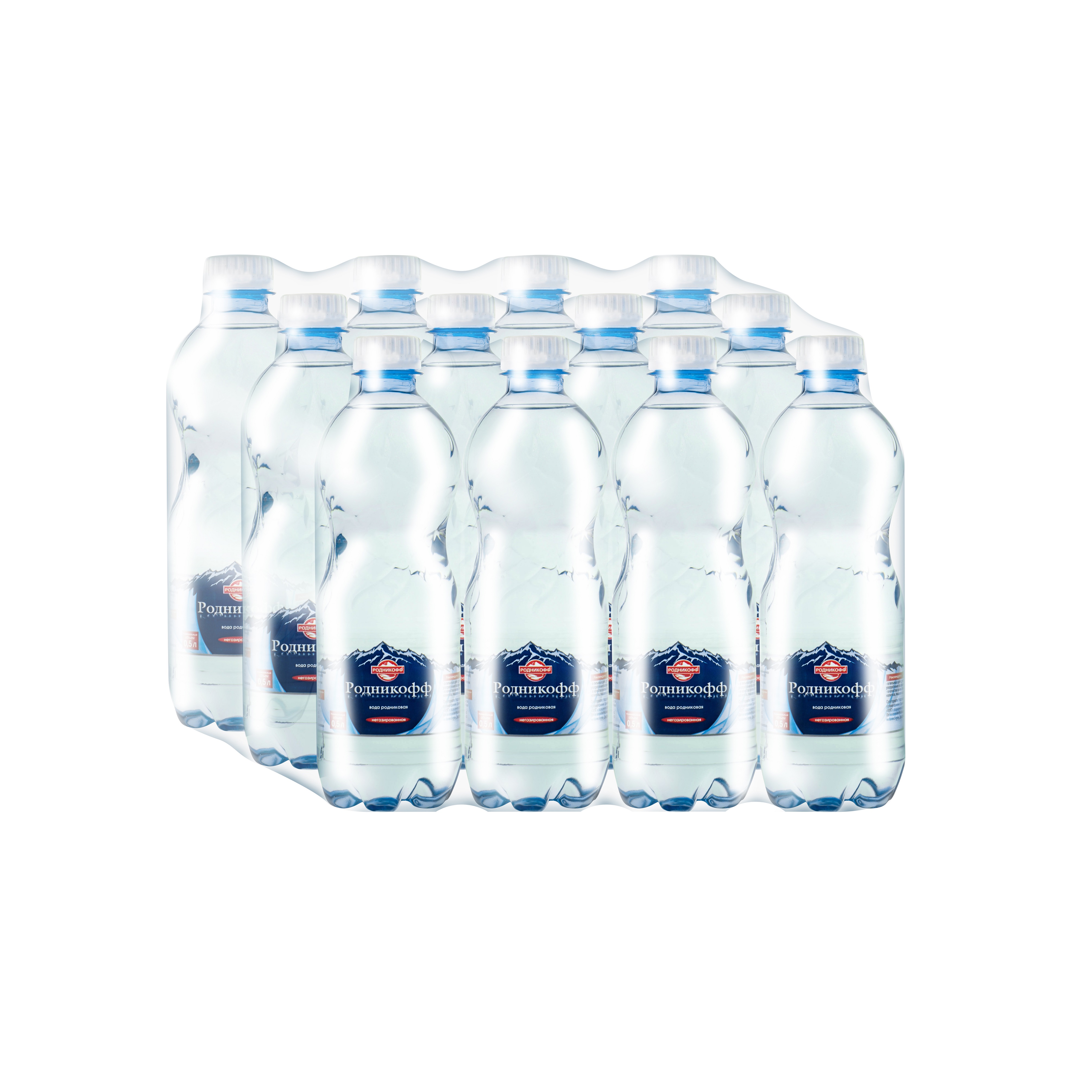 Качественная пластиковая бутылка для питьевой воды объемом 0,5 литра, бутылка для воды