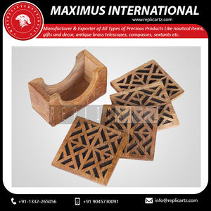 ชุดที่รองแก้ว4ชิ้นสวยงามทำด้วยมือแผ่นรองแก้วและแผ่นรองวางบนโต๊ะสำหรับเครื่องดื่ม - Product Image 6