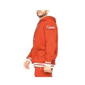 100% Cotton Heavy Weight Hoodie With Custom Logo Embroidery Anti-Shrink Crocheted Denim For Clothing ODM - Product Image 2
