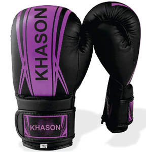 Gants de boxe professionnels personnalisés bon marché d'usine formation en cuir PU léger pour fermeture Logo personnalisé Option noir rouge bleu - Product Image 3