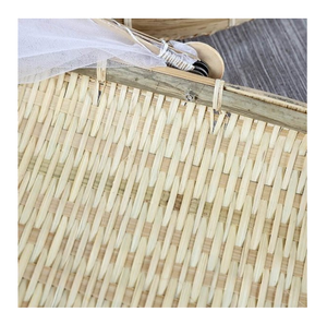 Bandeja de Bambú para Lavar con Tapa de Malla de Vietnam - Bandeja de Tejido de Bambú - Productos Ecológicos - Evita el Polvo al Secar al Sol - Product Image 6